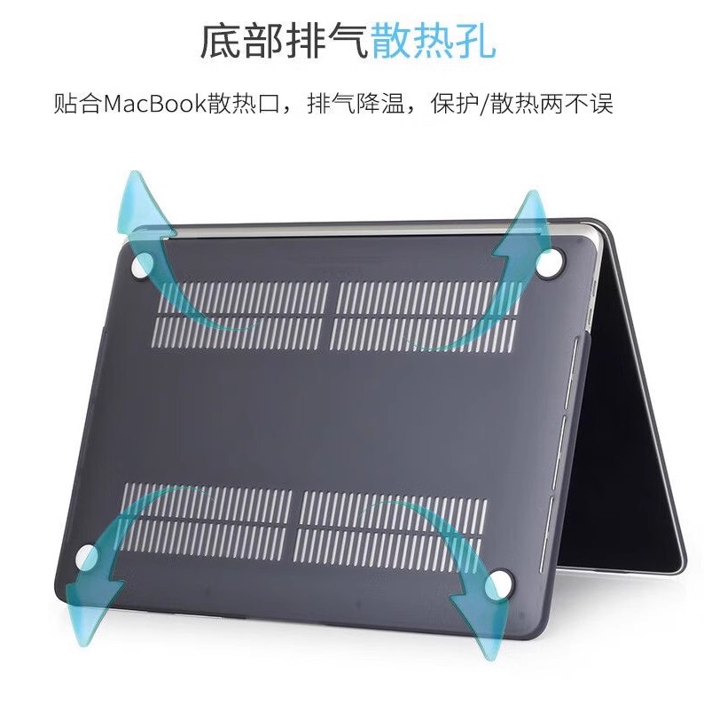 适用2025年MacbookAir保护壳13.6寸M4M3M2苹果笔记本电脑保护套Pro13M1A2338外壳MacbookPro14配件 - 图3