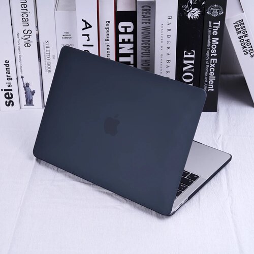 适用于Macbook磨砂保护壳Air13以及Pro14苹果笔记本电脑保护套M1M2M3外壳 - 图1
