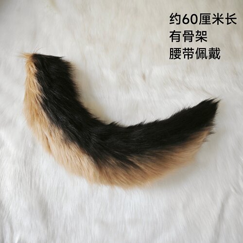 【德牧犬】simor手作兽耳仿真德牧犬耳发箍狗狗耳尾巴 可定制改色 - 图1