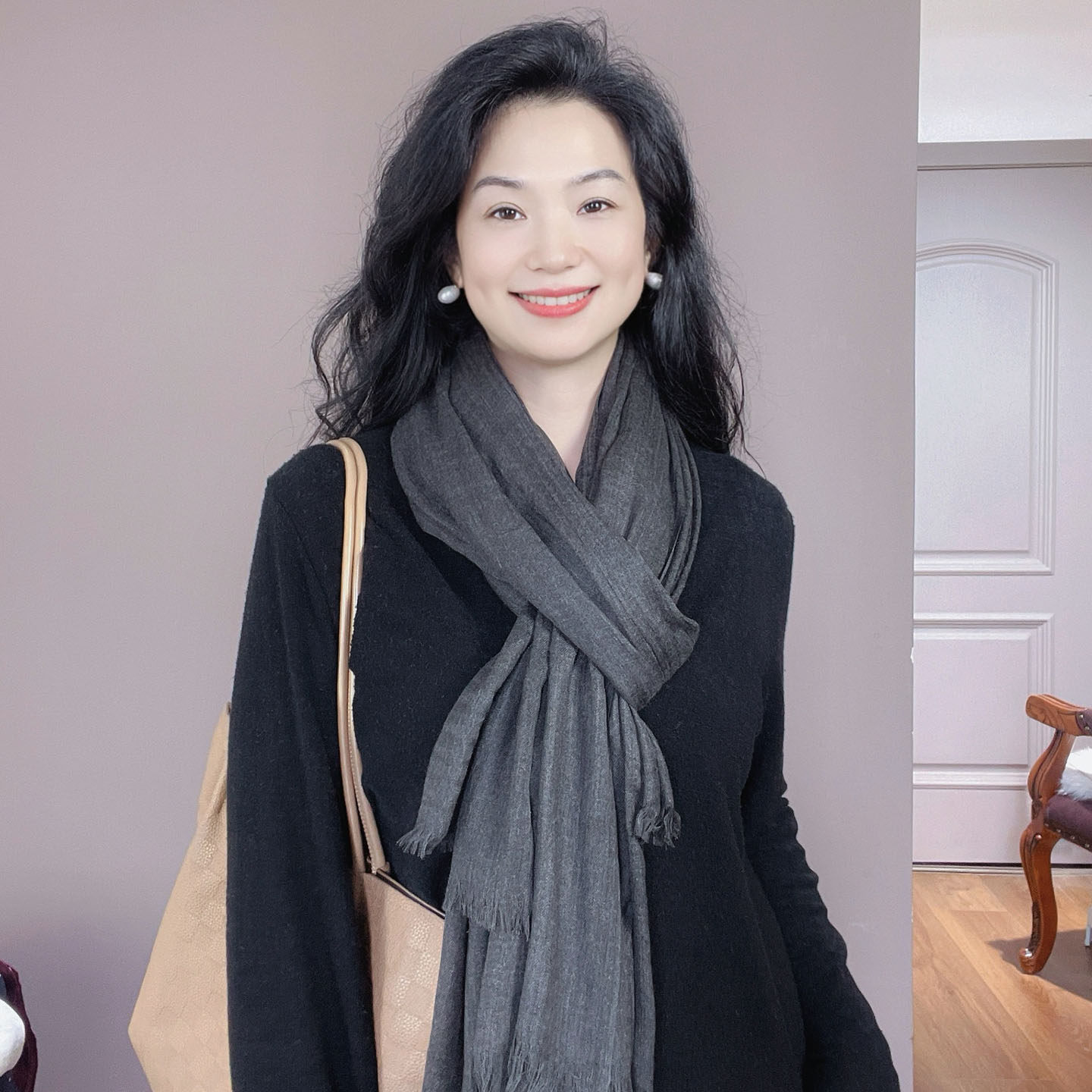 深灰色棉麻围巾女士2025新款护颈春秋冬季保暖文艺纯色围脖披肩,淘宝优惠券,粉丝福利购,淘宝优惠卷