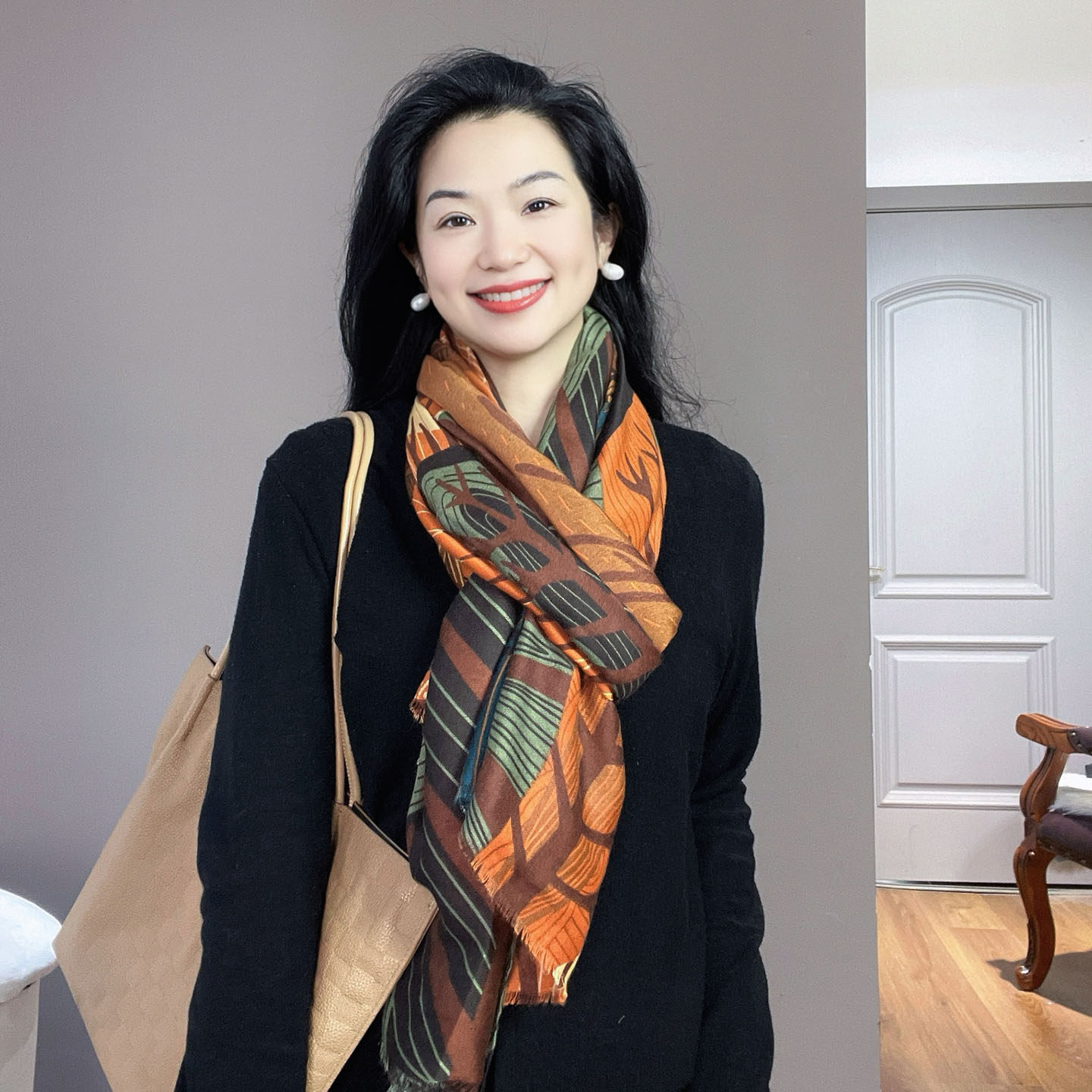 美拉德色棉麻围巾女士2025新款护颈春秋冬季保暖高级感围脖披肩,淘宝优惠券,粉丝福利购,淘宝优惠卷