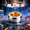 EDC ring stainless steel metal push-pull turn frustrated EDC ring ring decompression toy trendy paragraph ring
