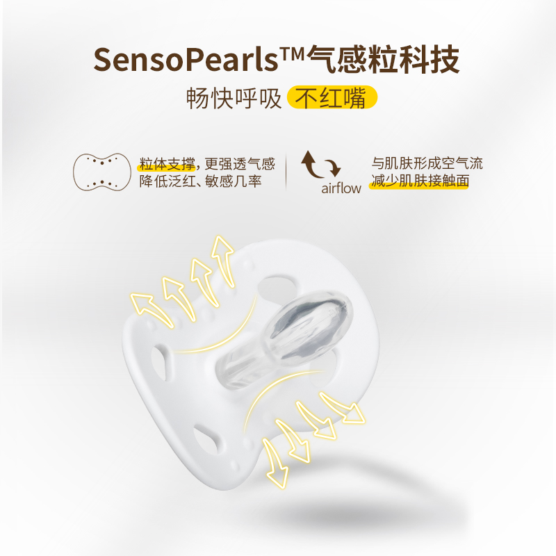 美德乐baby夜夜款柔光安抚超软奶嘴 美德乐奶嘴/安抚奶嘴