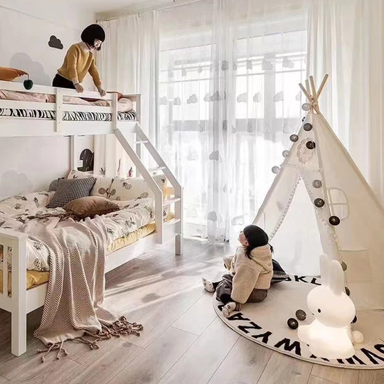 Round simple carpet chair mat bedroom