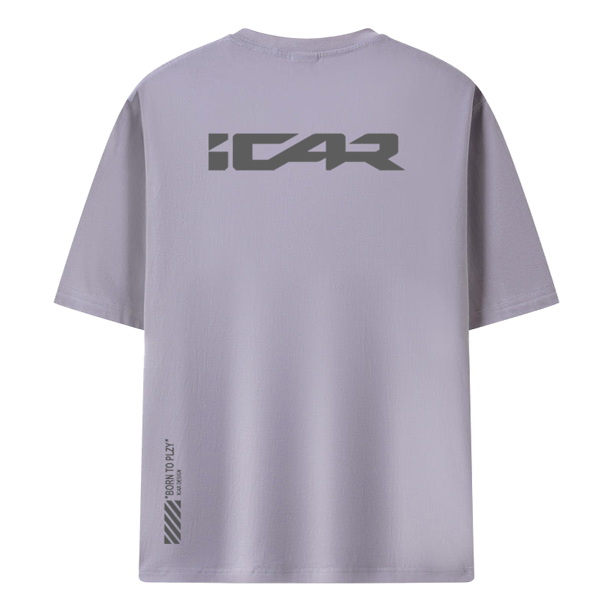 新款奇瑞icar工作服定制logo纯棉T恤短袖ICAR爱咖汽车4S店工衣夏 - 图1