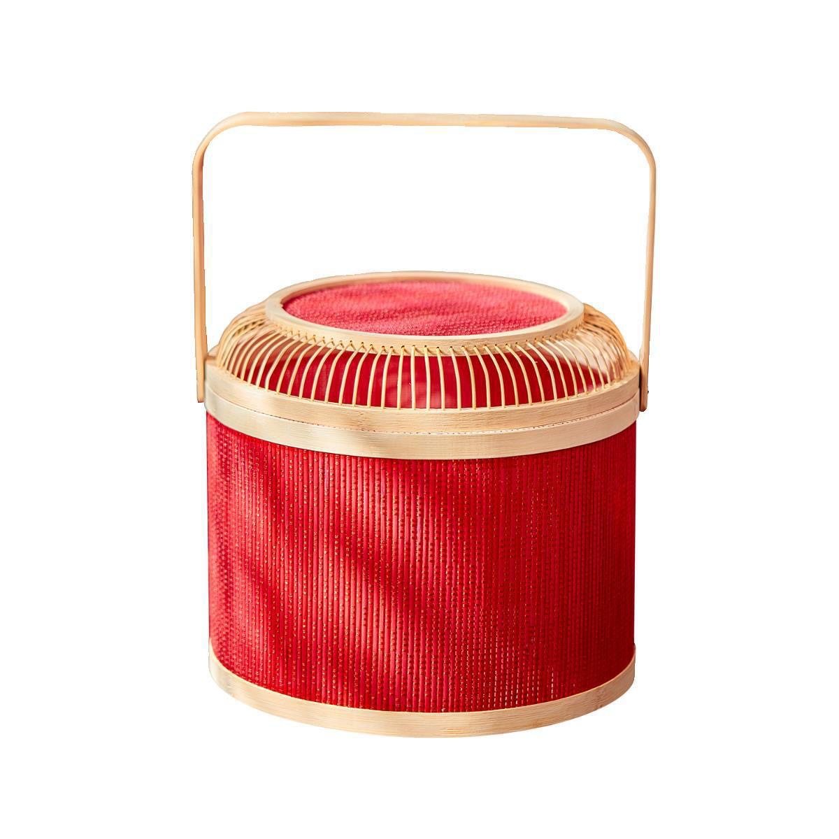 新年礼物竹编篮包装礼盒包装竹篮子春节特产年货编织手提抱抱桶,淘宝优惠券,粉丝福利购,淘宝优惠卷