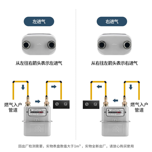 荣鑫家用商业工业膜式燃气表天然气表箱液化气流量计煤气表定制