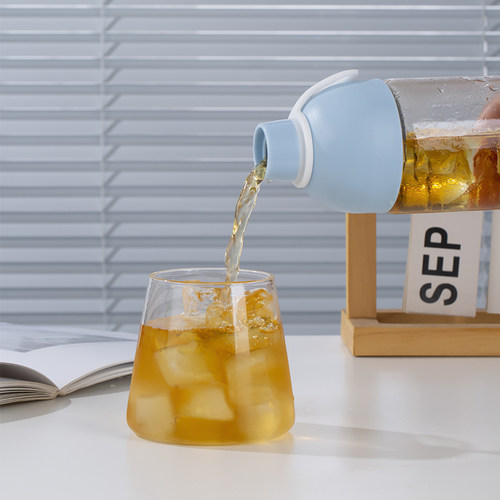 八马茶业高硼硅玻璃水杯喝水搭子便携高颜值户外露营学生杯500mL - 图1