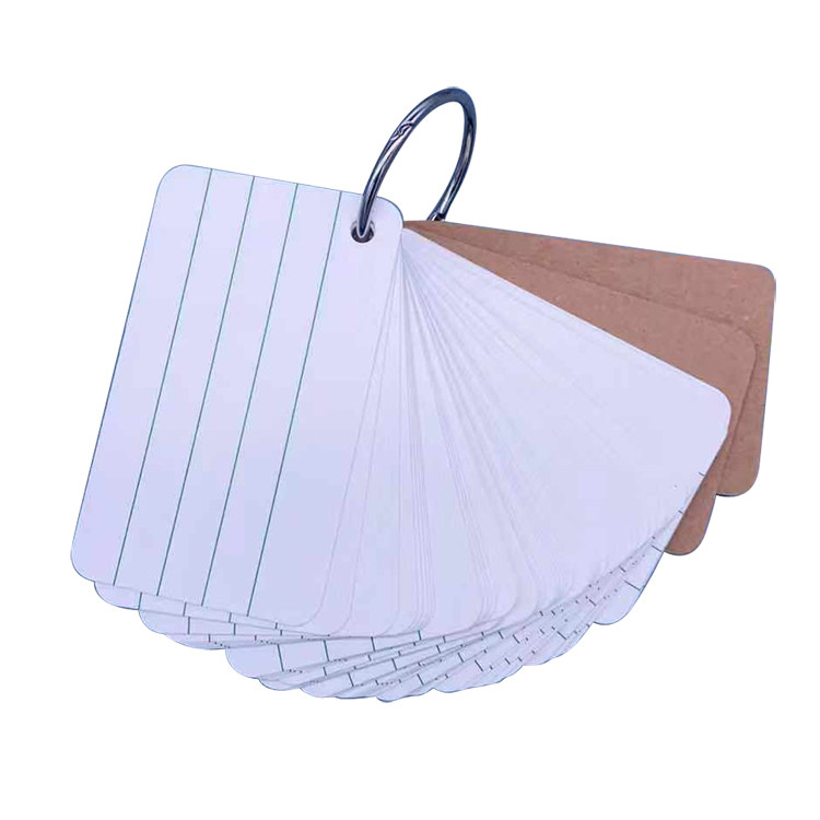 英语单词卡生字汉字卡片创意diy硬纸空白卡片定制记忆字母卡片纸_虎窝淘