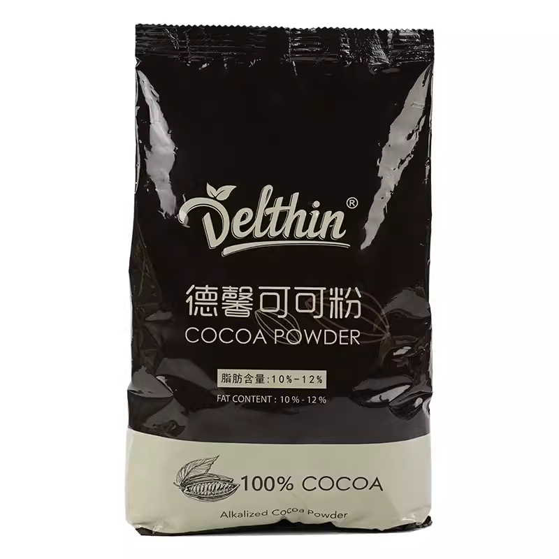 德馨原装进口碱化可可粉高脂深黑商家用1kg巧克力粉防潮无糖烘焙,淘宝优惠券,粉丝福利购,淘宝优惠卷