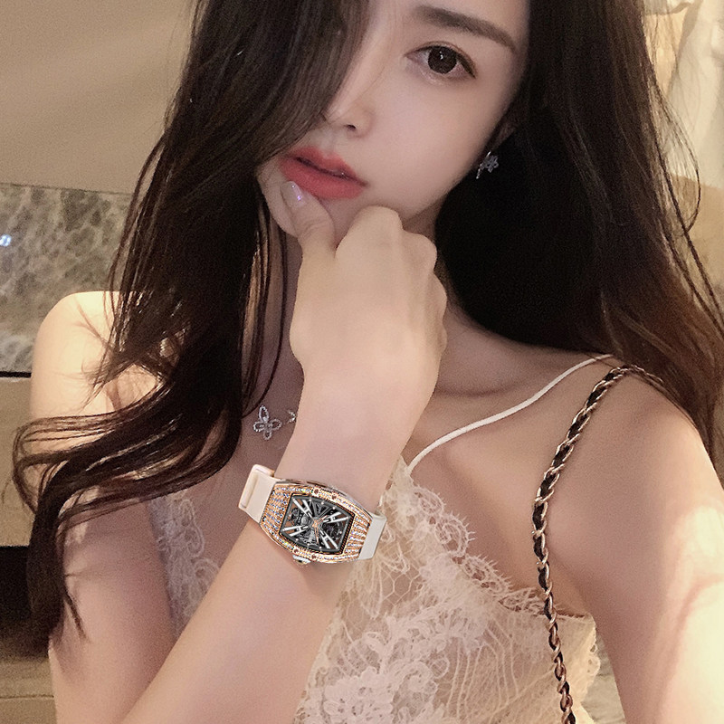 格雅官方手表女款轻奢小众女士航天机械手表酒桶型奢侈品十大腕表