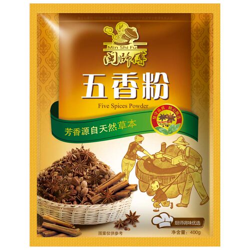 五香粉 五香牛肉五香卷炖肉粽子馅料五香美食调味闽师傅400克x1袋 - 图3