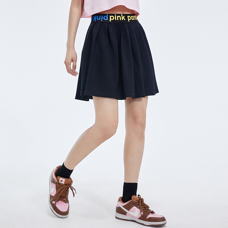 Fun潮牌夏季新款粉红豹联名半身裙女潮ins