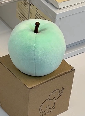 可爱青苹果毛绒玩偶挂件高颜值钥匙扣包挂件创意装饰礼物送朋友