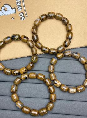 彼得石手串桶珠猫眼水晶饰品