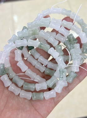 天山翠竹节手串汉服百搭款