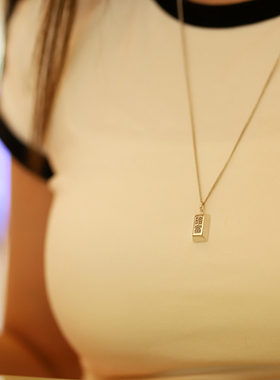 SUTEE原创设计小众银饰〈略富〉搞笑银吊坠