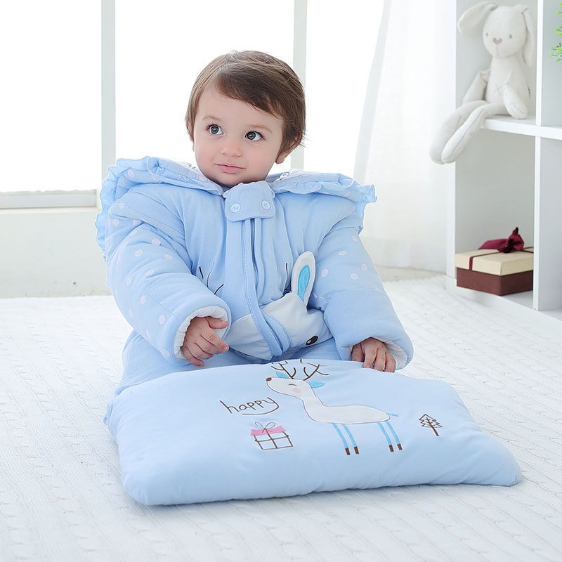 【品牌撤柜】婴儿睡袋春秋冬季加厚儿童防踢被中大童宝宝纯棉抱被,淘宝优惠券,粉丝福利购,淘宝优惠卷