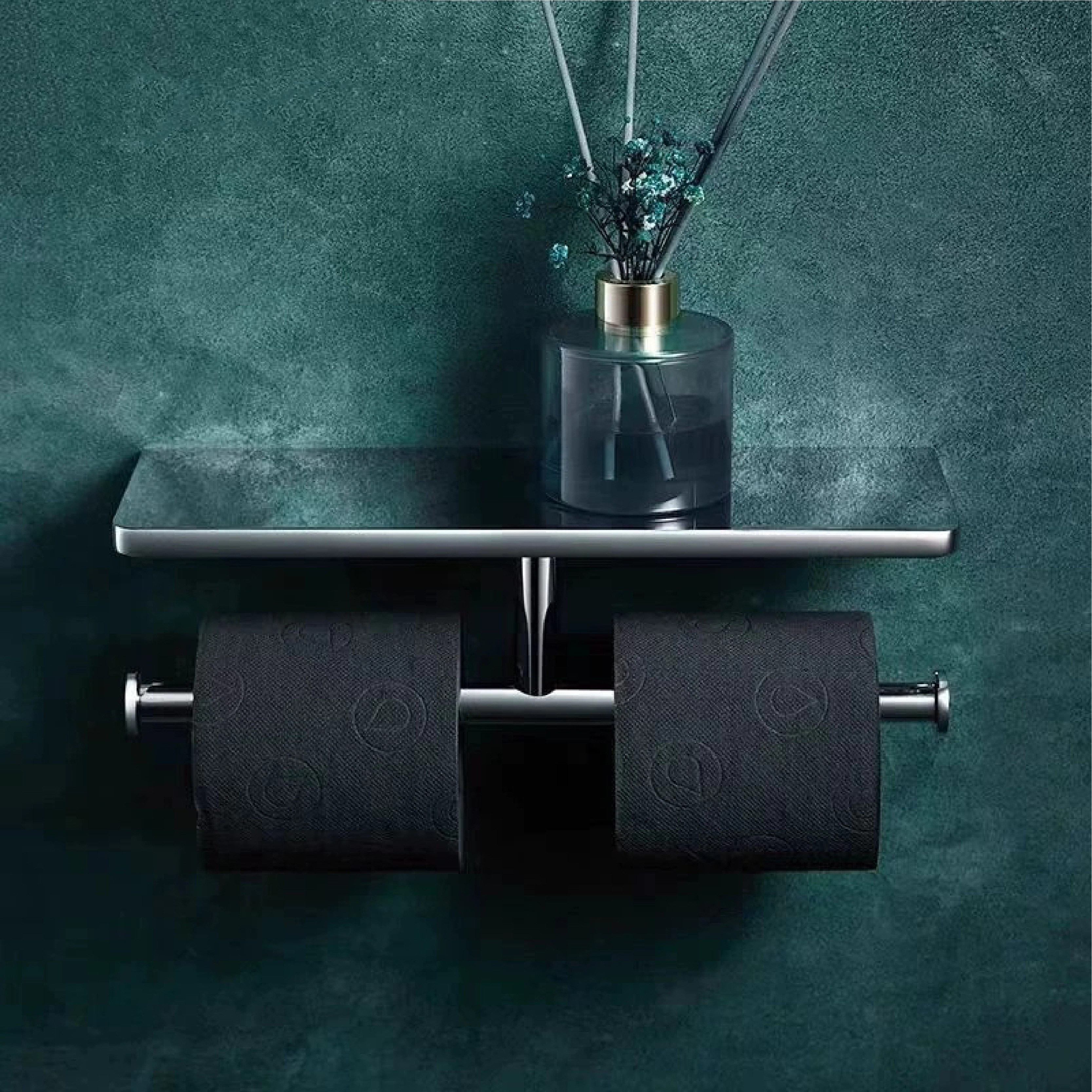 出口德国全铜卫生间卷纸架免打孔手纸架厕纸架厕所纸巾置物架壁挂,淘宝优惠券,粉丝福利购,淘宝优惠卷