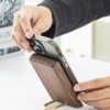 Creative walnut wooden black walnut desktop mobile phone stand lazy portable simple base flat solid wood universal