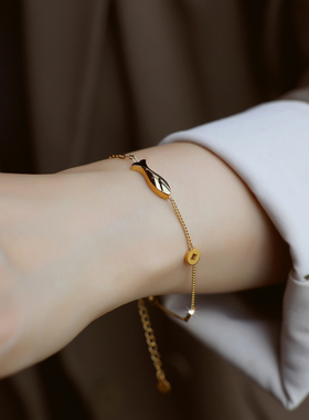 ZOXI好运锦鲤手链轻奢小众精致