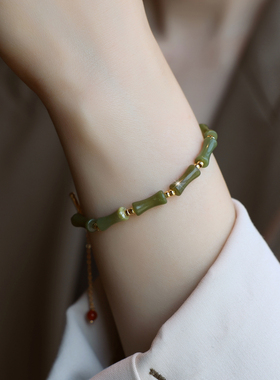 ZOXI节节高升天然石手链手工礼物