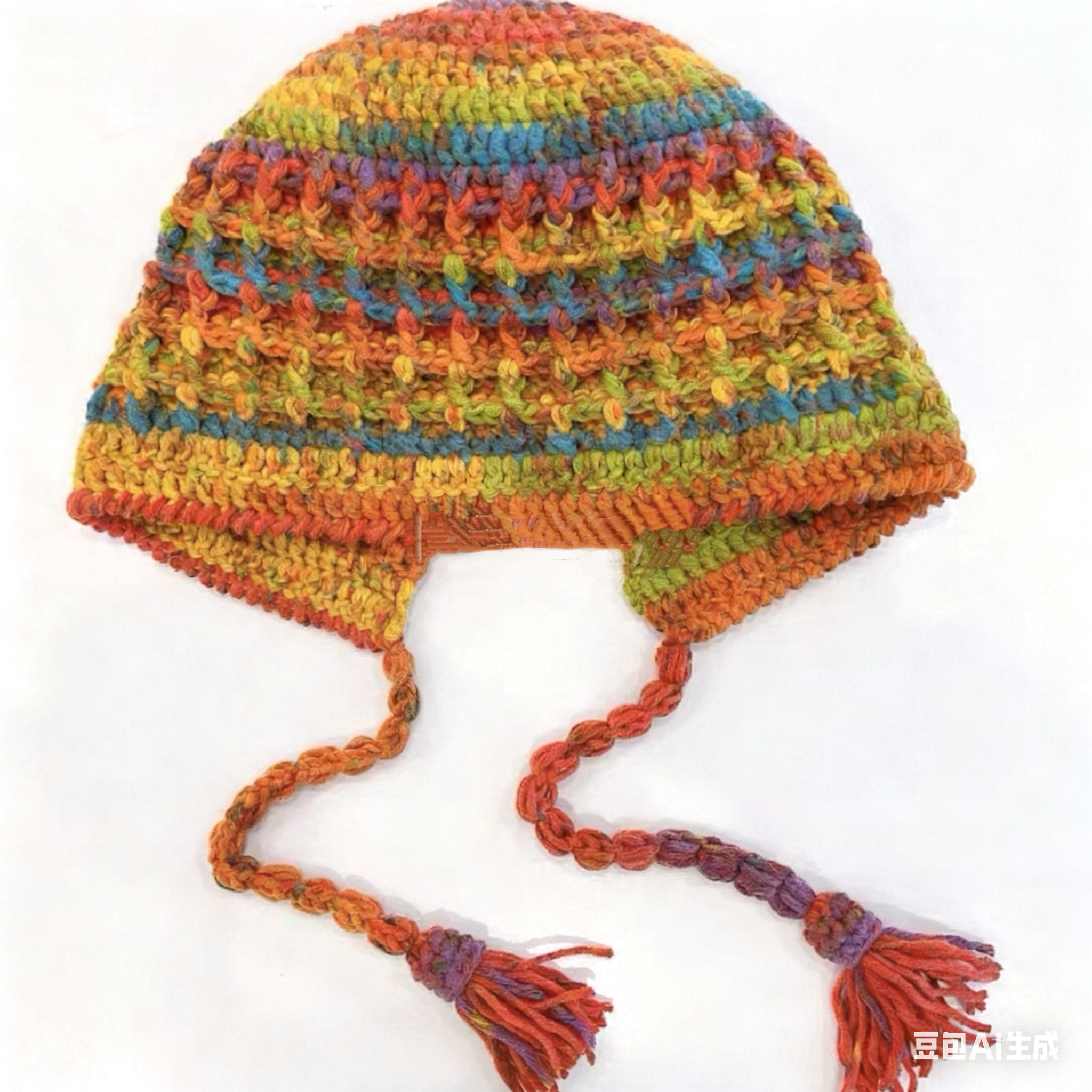 雪妃尔毛线DIY精灵巫师帽宝宝成人帽子秋冬保暖钩针编织材料包 - 图3