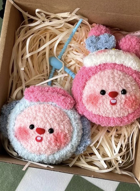 毛绒线钩针loopy团子编织diy材料