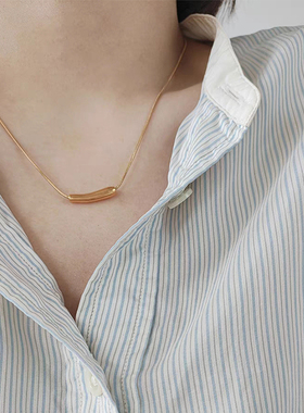 钛钢锁骨链简约百搭网红项链
