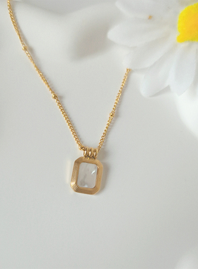 钛钢锁骨链女小众高级感轻奢锁骨