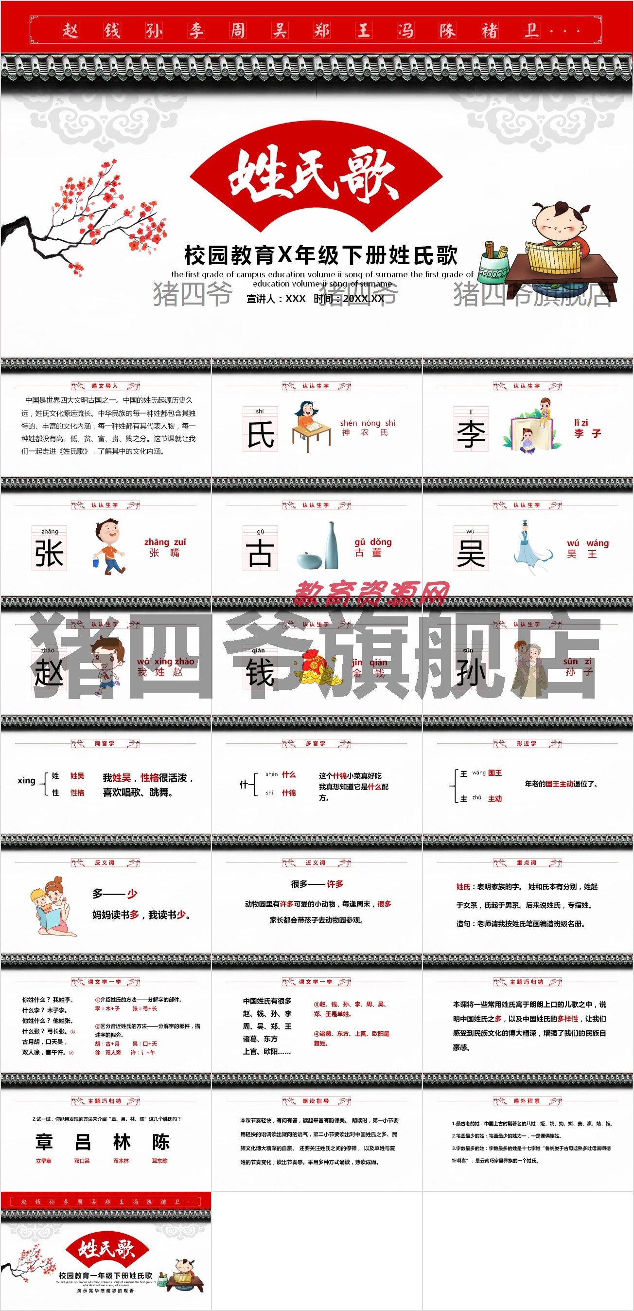 教育资源网Y0002小学拼音课件适合幼儿园大班和一年级老师使用-图1