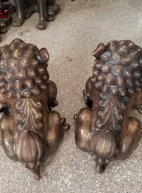 摆件镇宅仿古风北京狮定制