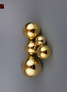 光面健身礼品摆件黄铜球