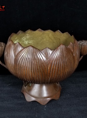 纯铜盘香炉摆件工艺礼品