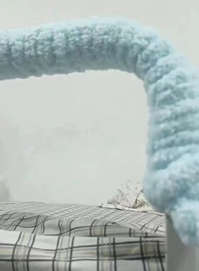 超粗猫尾巴线毛线团宿舍床边栏杆梯子缠绕线床铺改造软防护包边带