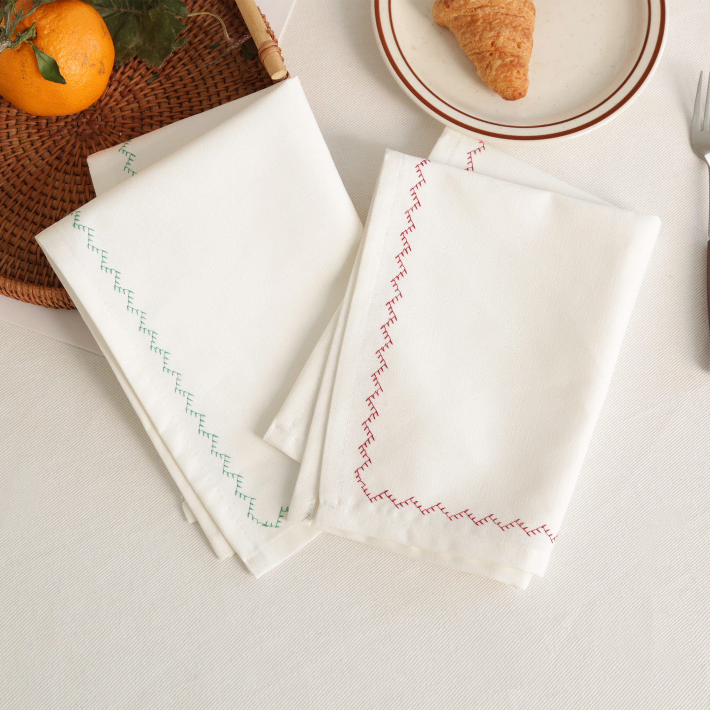 美作元素ins风布艺餐巾纯棉绣花美食摄影道具摆拍背景布餐垫新品,淘宝优惠券,粉丝福利购,淘宝优惠卷