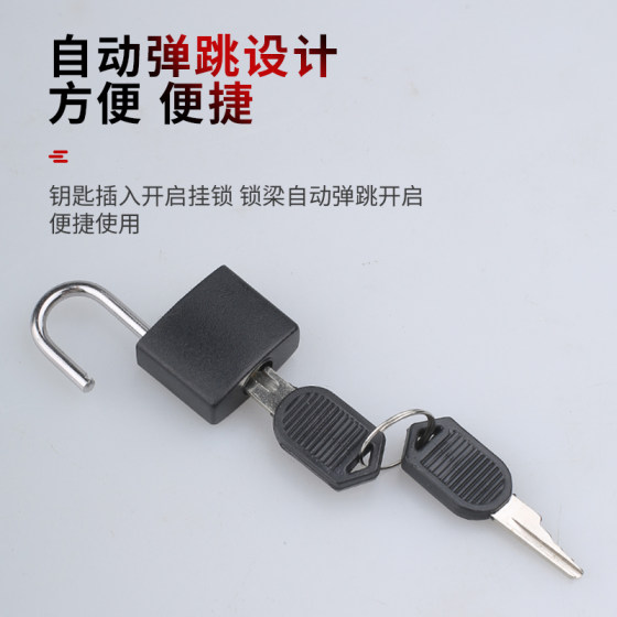 迷你彩色小锁幼儿园早教玩具小挂锁箱包锁头儿童教具开锁钥匙锁子