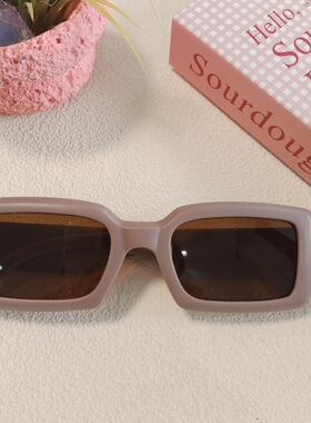粉色系爱心墨镜女欧美千禧风Y2K