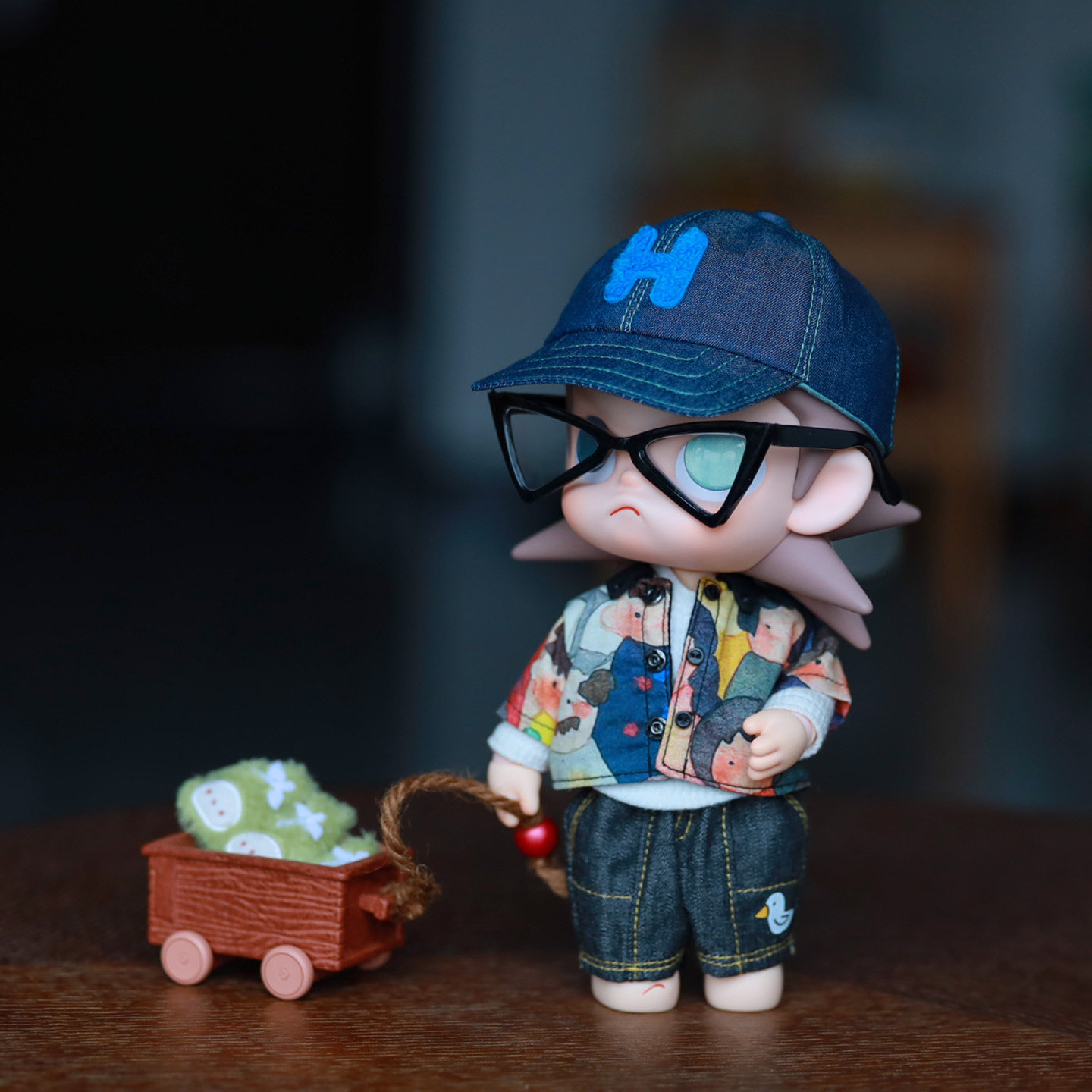 嘎子姐专用 帽子  zsiga八分可动玩偶手工布艺棒球帽子 鸭舌帽,淘宝优惠券,粉丝福利购,淘宝优惠卷