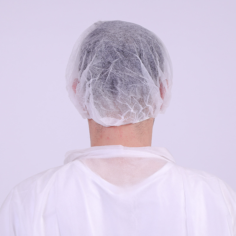 一次性帽子无纺布男女工帽防尘防菌透气发网帽鸭舌帽车间工作帽 - 图1