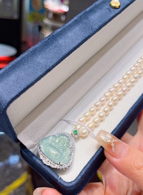 925小众新款上市银翡翠佛公吊坠
