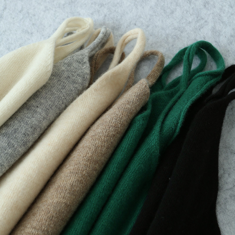 100%纯羊毛小吊带背心女V领短款无袖针织打底衫内搭贴身穿春秋冬,淘宝优惠券,粉丝福利购,淘宝优惠卷