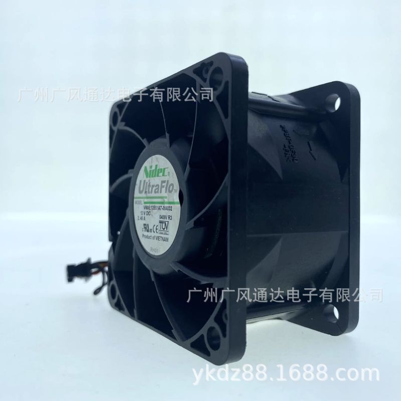 Nidec 12V2.45A6038 V60E12BS1A7-09A032 6厘米pwm调速服务器风扇 - 图0