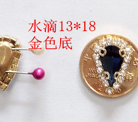 diy玻璃手工头饰平底钻