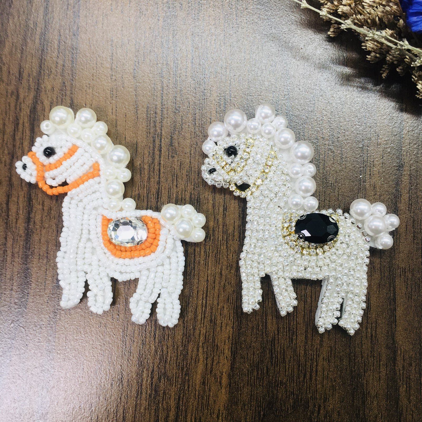 钉珠马年动物布贴手缝服装包包鞋子装饰辅料DIY衣服补丁胸针珠子,淘宝优惠券,粉丝福利购,淘宝优惠卷