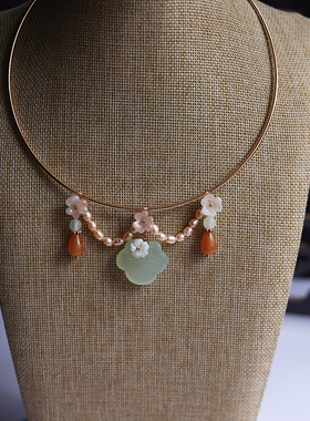 纯手工项圈岫玉厂家直销女