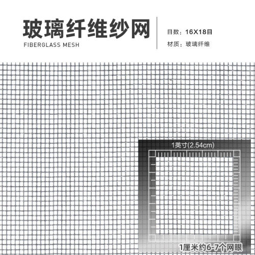 防火纱网玻璃纤维隐形纱窗网防蚊防虫防火纱网DIY加密纱窗网自装 - 图0