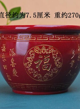 朱砂特大号盘龙聚宝盆家居客厅店铺招财装饰招财进宝开业工艺品