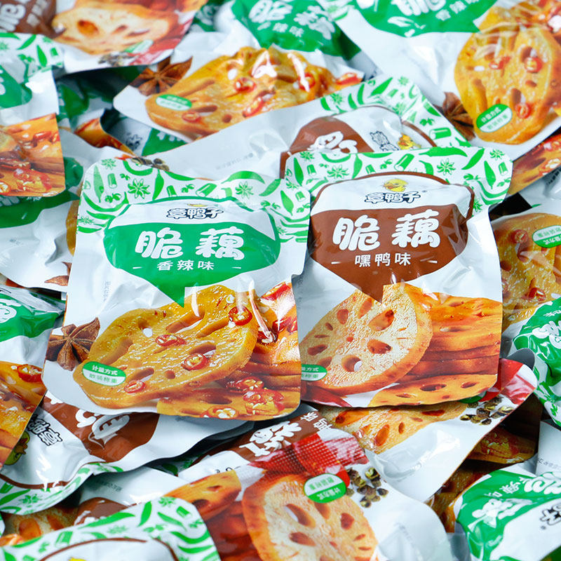 章鸭子酱卤藕片香辣脆藕500g麻辣熟食莲藕小零食开袋即食湖南特产,淘宝优惠券,粉丝福利购,淘宝优惠卷
