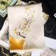 Handmade Su embroidery silk scarf Wu Canli silk embroidery for women